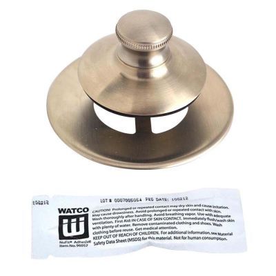 Drain Brushed Nickel Lift'n'turn - 1 Piece